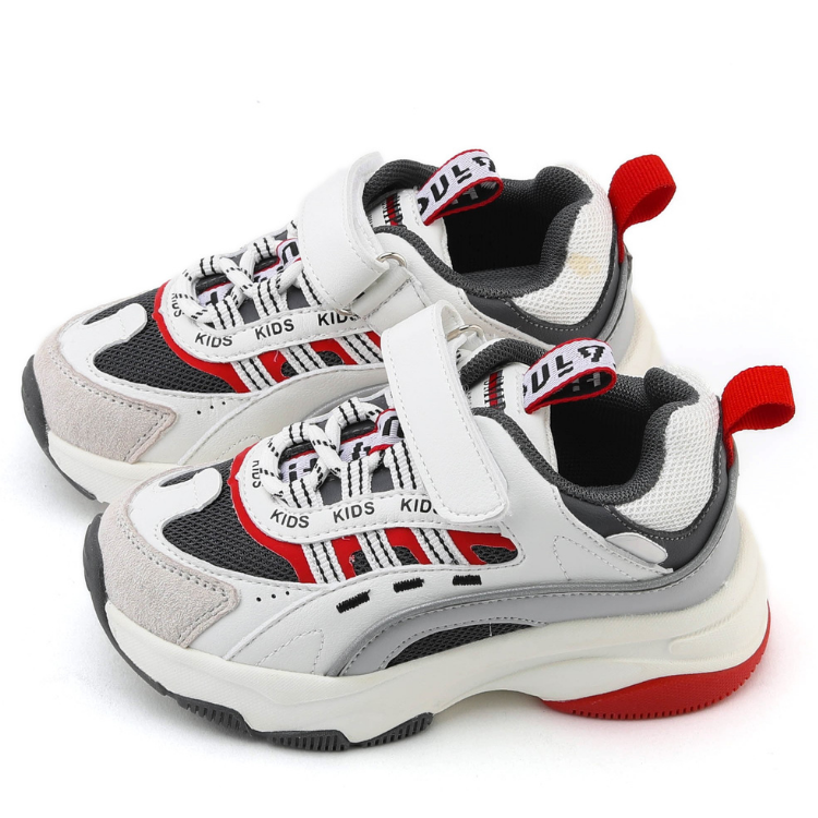 Tenis deportivas blanco con rojo- A03BN1408 - Happy Kids CR