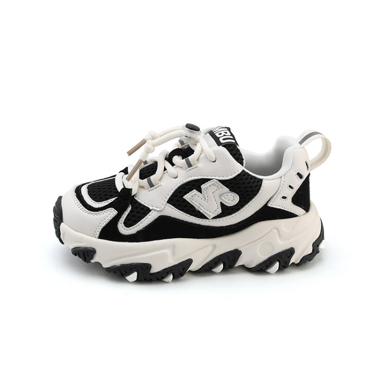 Tenis deportivas blanco con negro - G03BN1415 - Happy Kids CR